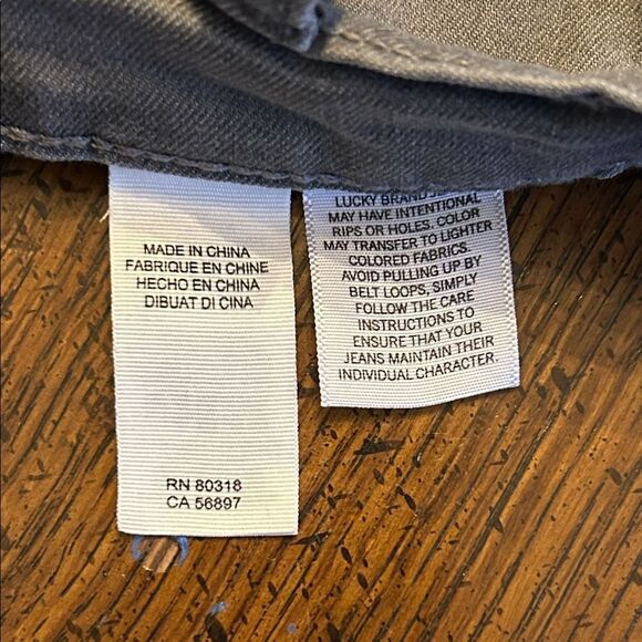 Lucky Brand Women's Charlie Super Skinny Gray Jeans with Zippers. Sz 10 EUC - Picture 11 of 12